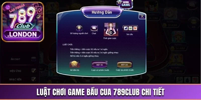 Bầu Cua 789Club Trải Nghiệm Chơi Xanh Chín Đầy Ấn Tượng 3 Luật chơi tham gia đặt cược Bầu Cua 789Club chi tiết