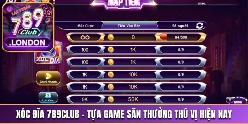 Xóc đĩa 789Club