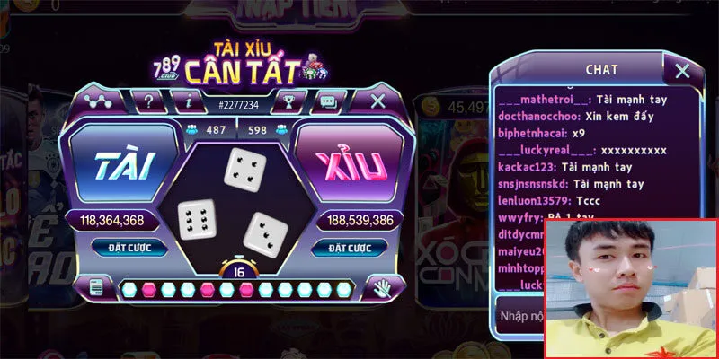 Anh Việt và game tài xỉu huyền thoại tại cổng game 789Club