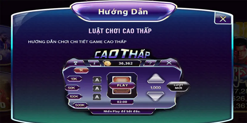 Tìm hiểu rõ luật chơi Cao Thấp 789Club cũng là một chiến thuật